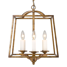  3072-3P GG - Athena 3 Light Pendant in Grecian Gold (Incandescent)